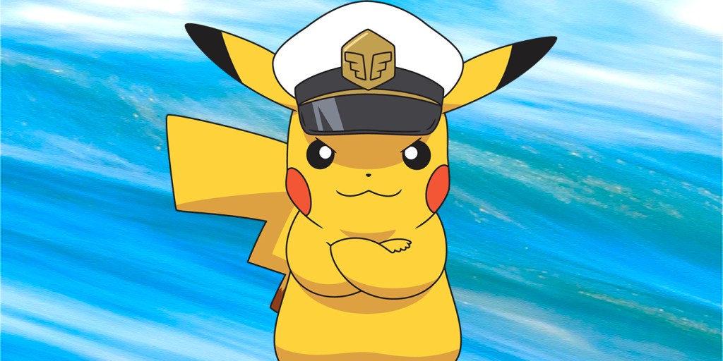 Captain Pikachu from Pokémon Horizons.