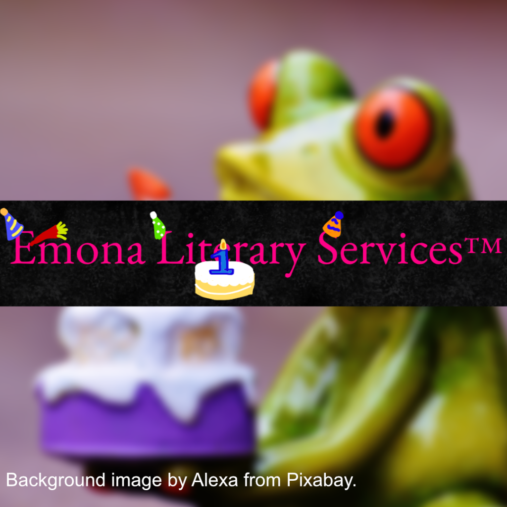 Emona Literary Services™ Turns&nbsp;1!