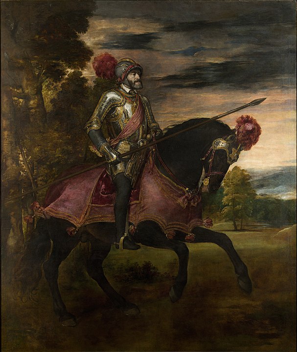 Titian's equestrian portrait of Charles V.