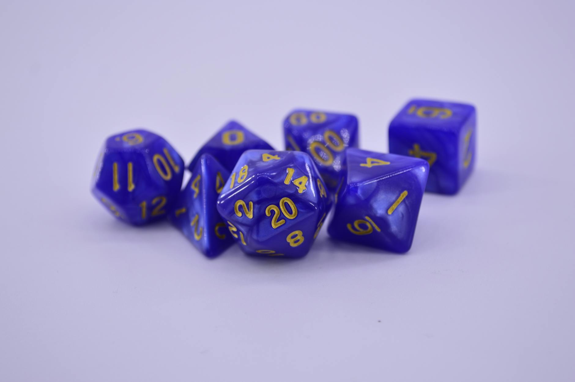 Polyhedral dice.
