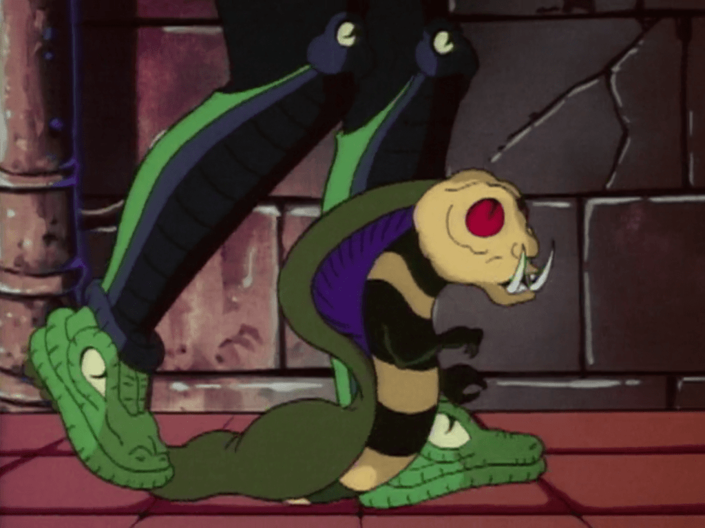 The snake minion from 'Conan the Adventurer.'