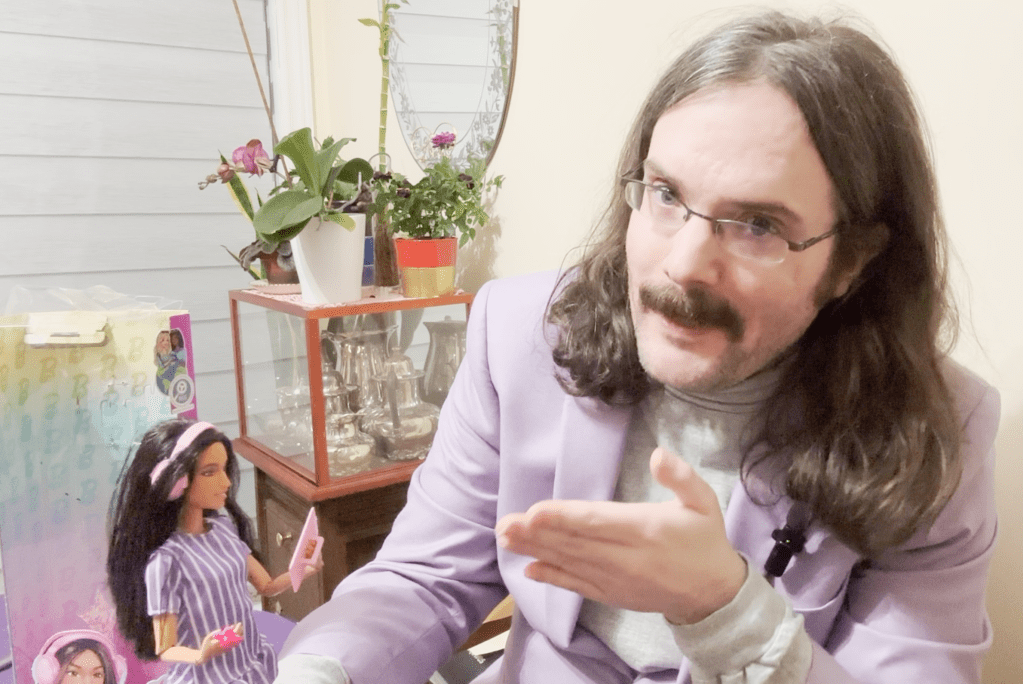 Author Joel Balkovec talking about Autistic Barbie.