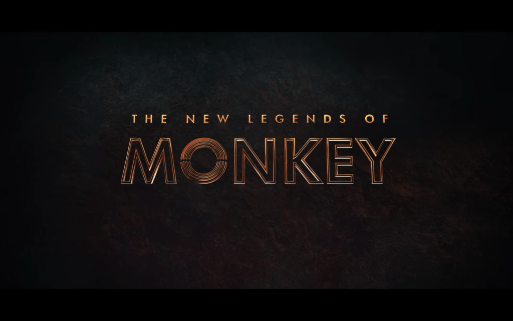 The title card of "The New Legends of Monkey." The New Legends of Monkey: Netflix.