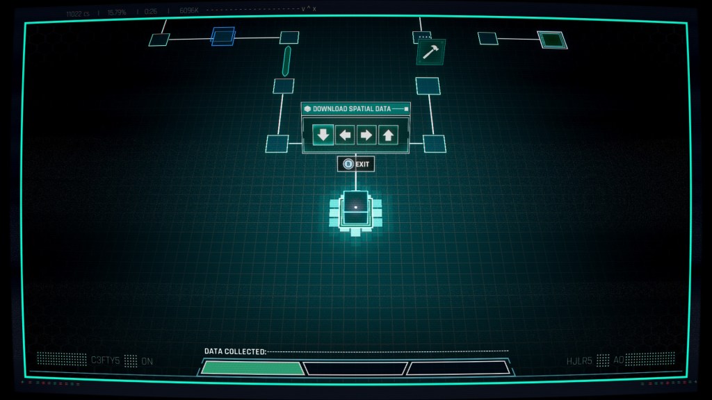 A screenshot of the hacking mingame in "Dispatch."