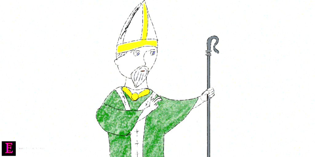 An illustration of Saint Dunstan