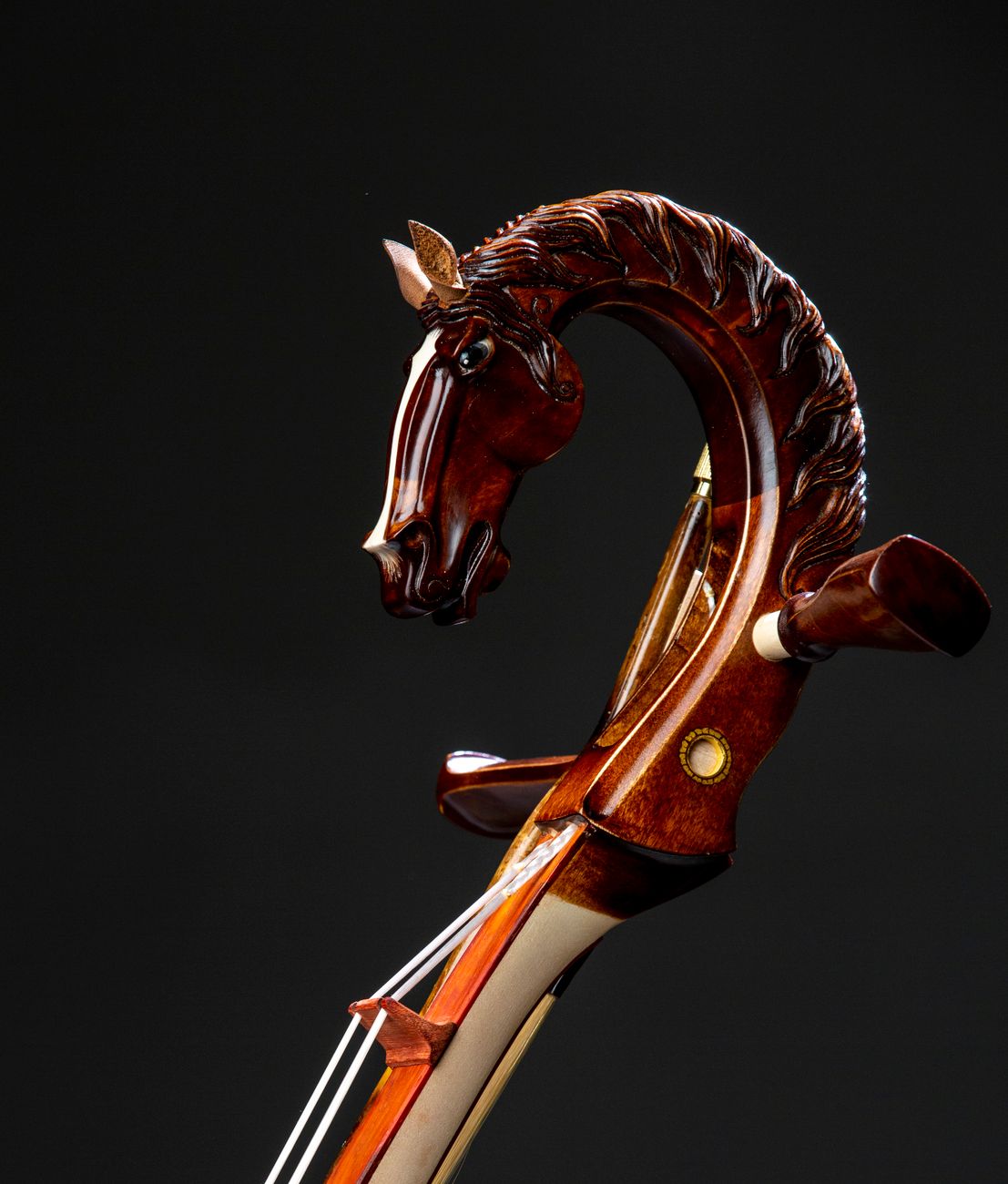 A Mongolian horsehead fiddle.