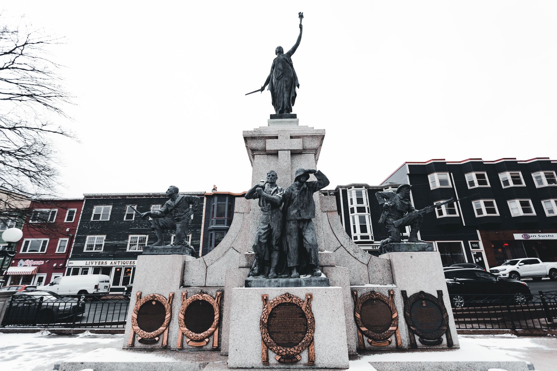 The National War Memorial in St. John's, Newfoundland.