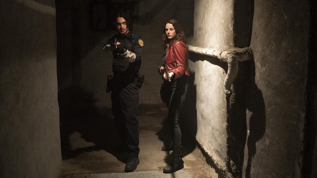 Leon and Claire in 'Resident Evil: Welcome to Raccoon City.'